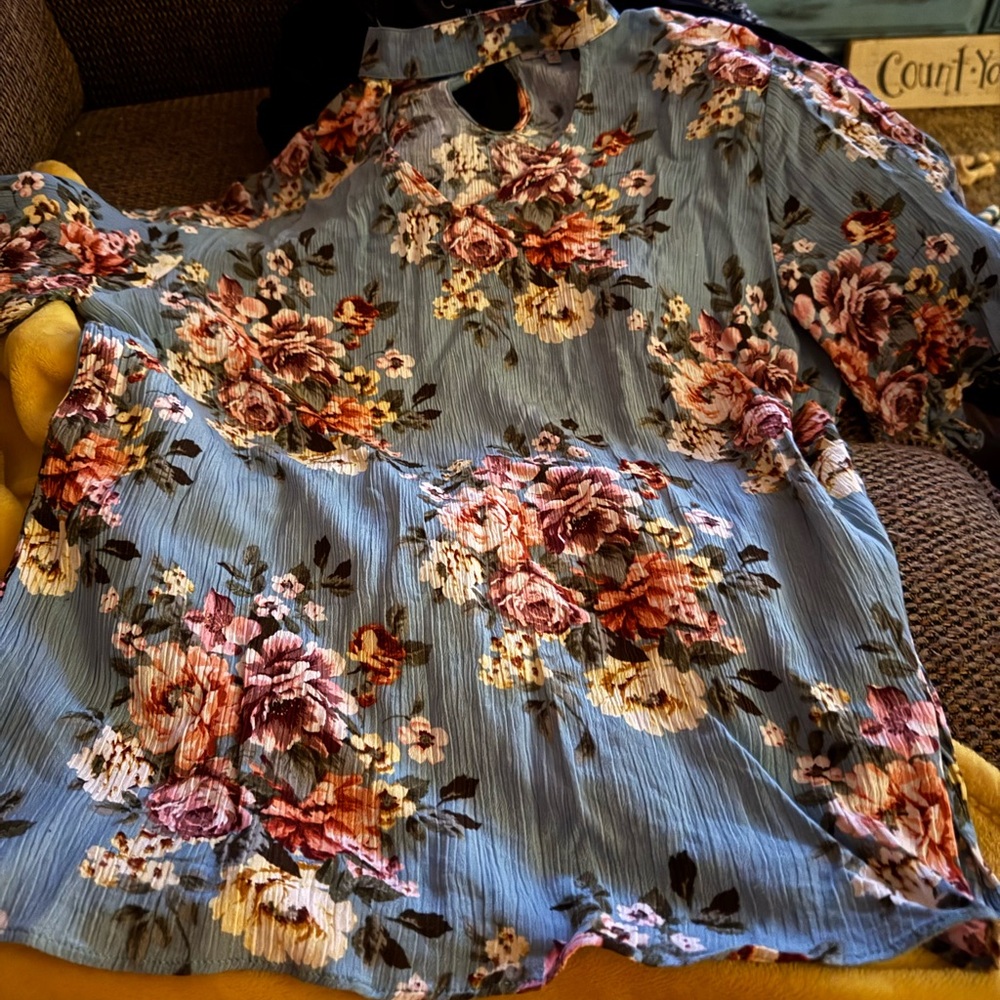 Women’s floral blouse